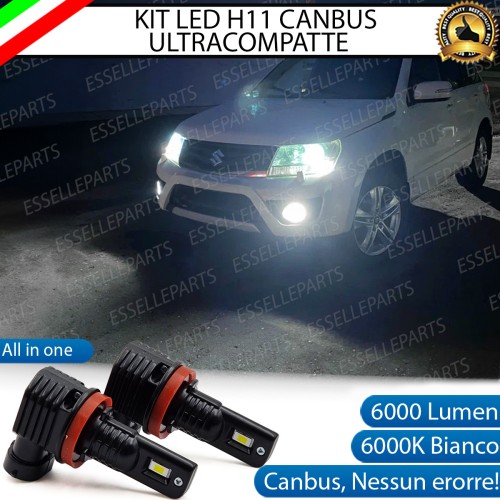 Kit Full LED H11 6000 LUMEN Canbus 6000K Fendinebbia per SUZUKI GRAN VITARA MK2