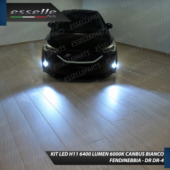 Kit Full LED Fendinebbia H11 6400 Lumen 6000K bianco DR 4