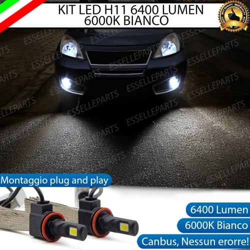 Kit Full LED Fendinebbia H11 6400 Lumen 6000K bianco DR 5