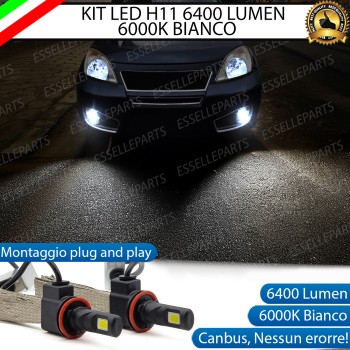 Kit Full LED Fendinebbia H11 6400 Lumen 6000K bianco DR 5