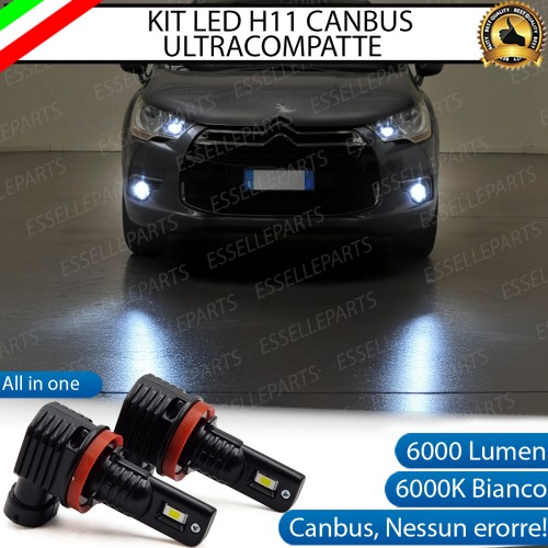 Kit Full LED H11 6000 LUMEN Canbus 6000K Fendinebbia per Citroen DS4