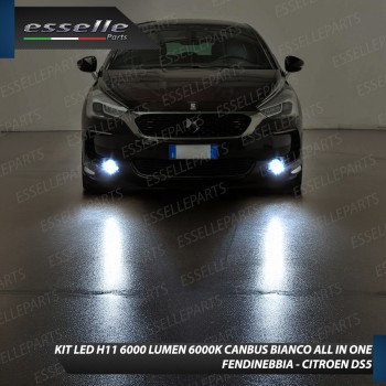 Kit Full LED H11 6000 LUMEN Canbus 6000K Fendinebbia per Citroen DS5