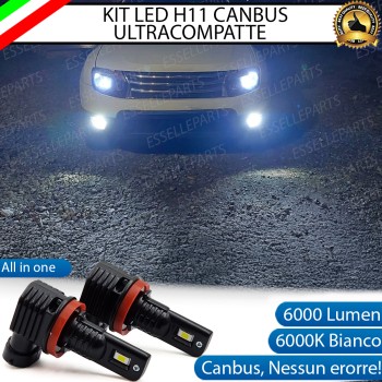 Kit Full LED H11 6000 lumen CANbus Fendinebbia Duster