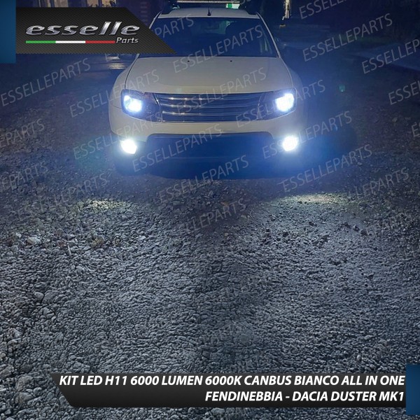 Kit Full LED H11 6000 lumen CANbus Fendinebbia Duster