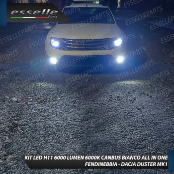 Kit Full LED H11 6000 lumen CANbus Fendinebbia Duster
