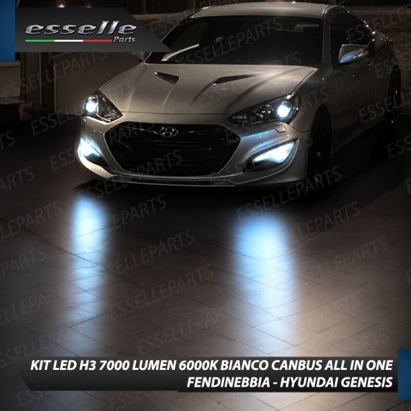 Kit Full LED H8 6000 LUMEN Canbus 6000K Fendinebbia per HYUNDAI GENESIS