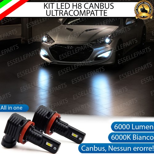 Kit Full LED H8 6000 LUMEN Canbus 6000K Fendinebbia per HYUNDAI GENESIS
