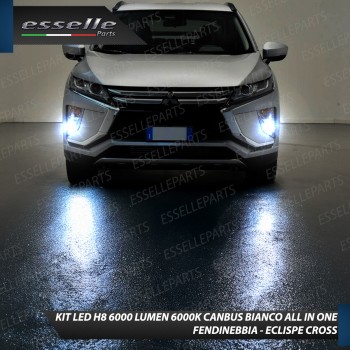 Kit Full LED H8 6000 LUMEN Canbus 6000K Fendinebbia per MITSUBISHI ECLIPSE CROSS Kit Full LED H8 6000 LUMEN Canbus 6000K Fendinebbia per MITSUBISHI ECLIPSE CROSS
