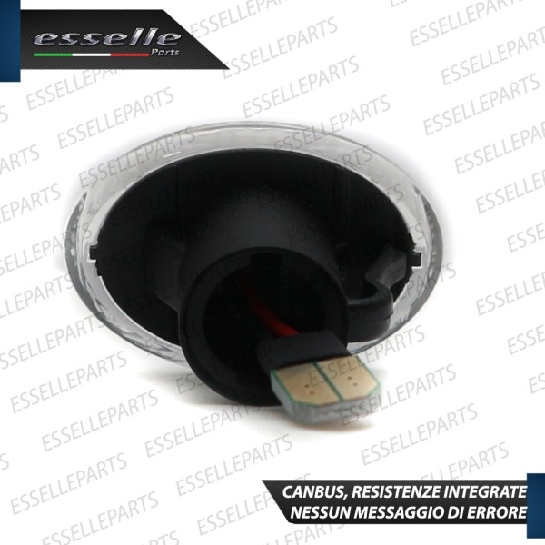Placchette Dinamiche Laterali a 9 led per frecce specifiche per Fiat 500