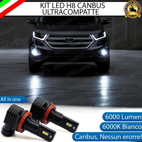 Kit Full LED H8 6000 LUMEN Canbus 6000K Fendinebbia per FORD EDGE