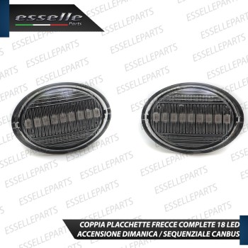 Placchette Dinamiche Laterali a 9 led per frecce specifiche per Lancia Lybra