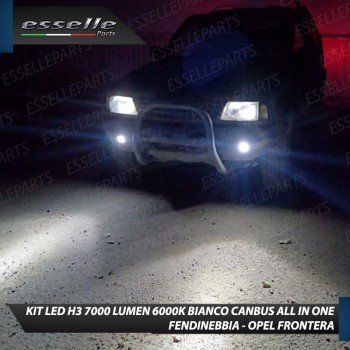 Kit Full LED H3 7000 Lumen Fendinebbia per OPEL FRONTERA Kit Full LED H3 7000 Lumen Fendinebbia per OPEL FRONTERA