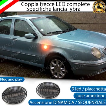 Placchette Dinamiche Laterali a 9 led per frecce specifiche per Lancia Lybra