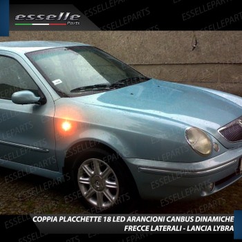 Placchette Dinamiche Laterali a 9 led per frecce specifiche per Lancia Lybra