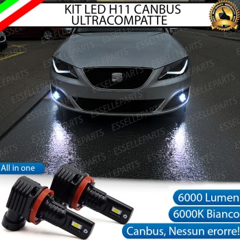 Kit Full LED H11 6000 LUMEN Canbus 6000K Fendinebbia per Seat Exeo