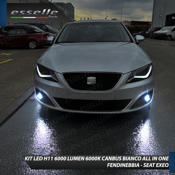 Kit Full LED H11 6000 LUMEN Canbus 6000K Fendinebbia per Seat Exeo