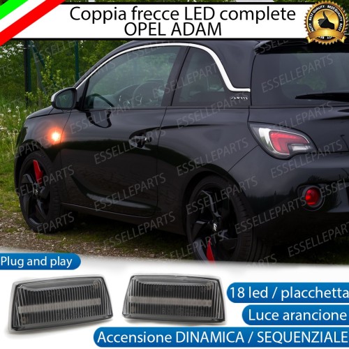 Placchette Dinamiche Laterali a 18 led per frecce specifiche per Opel Adam