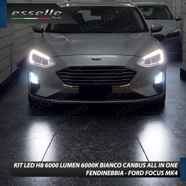 Kit Full LED H8 6000 LUMEN Canbus 6000K Fendinebbia per FORD FOCUS MK4