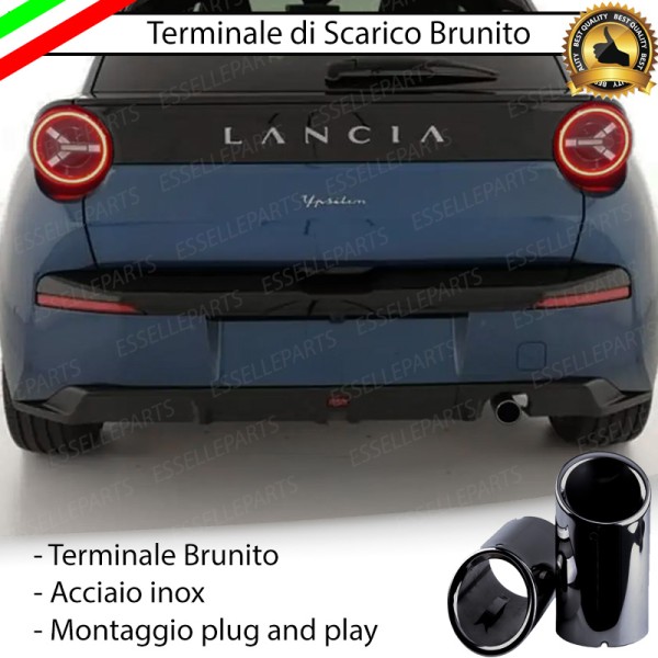 Terminale singolo Nero Brunito per LANCIA YPSILON MK3
