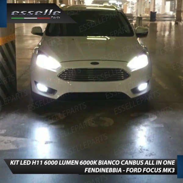 Kit Full LED H11 6000 LUMEN Canbus 6000K Fendinebbia per FORD FOCUS MK3