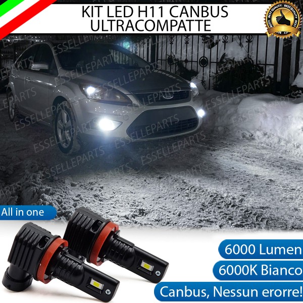 Kit Full LED H11 6000 LUMEN Canbus 6000K Fendinebbia per FORD FOCUS MK2