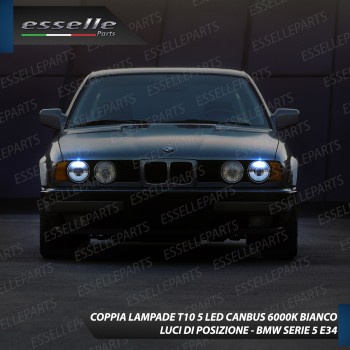 Conversione Fari Full LED Bmw Serie 5 E34 6000K Canbus