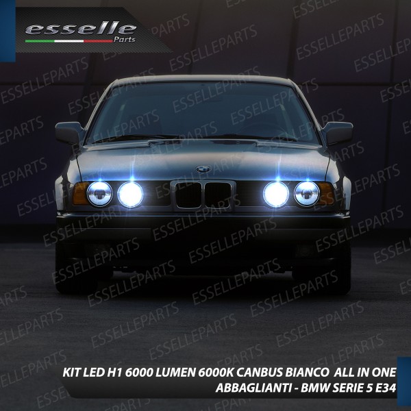 Conversione Fari Full LED Bmw Serie 5 E34 6000K Canbus