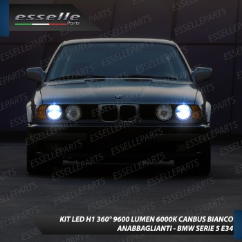 Conversione Fari Full LED Bmw Serie 5 E34 6000K Canbus