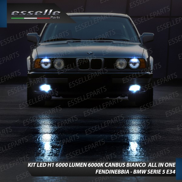 Kit Full LED coppia H1 6000 LUMEN Fendinebbia per Bmw Serie 5 E34