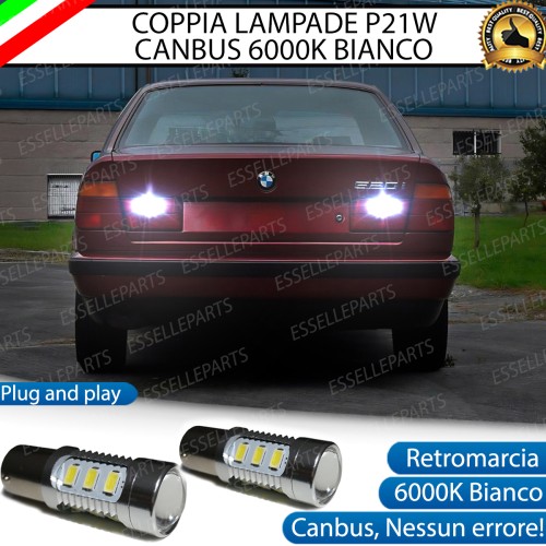 Coppia LED Retromarcia 15 LED Canbus 6000K PER Bmw Serie 5 E34