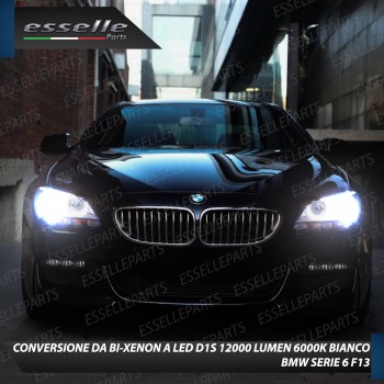 Kit Full Led D1s Da Bi-Xenon A Bi-Led Specifico Bmw Serie 6 F12 F13 6000k Canbus