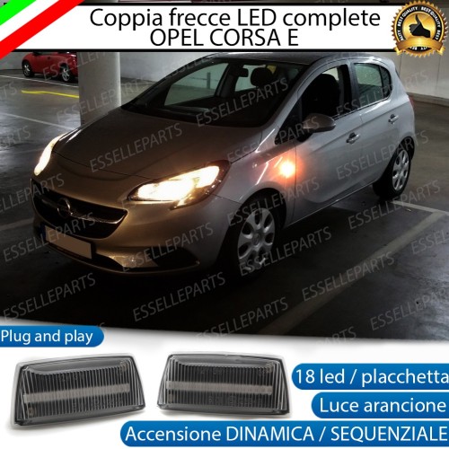 Placchette Dinamiche Laterali a 18 led per frecce specifiche per Opel Corsa E