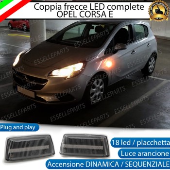 Placchette Dinamiche Laterali a 18 led per frecce specifiche per Opel Corsa E Placchette Dinamiche Laterali a 18 led per frecce specifiche per Opel Corsa E
