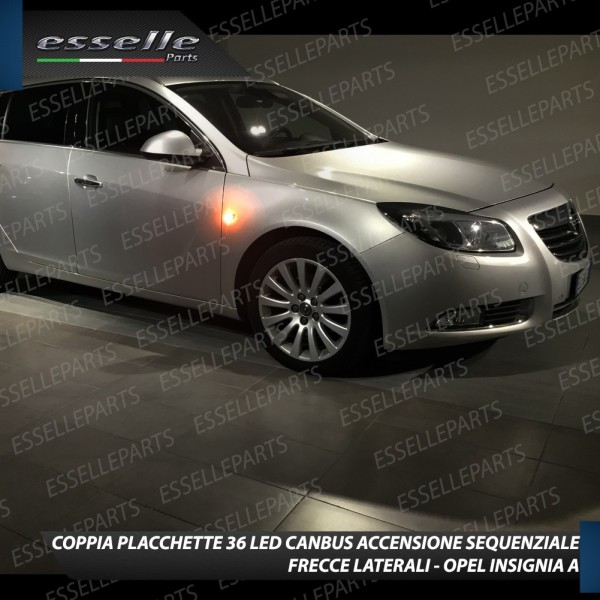 Placchette Dinamiche Laterali a 18 led per frecce specifiche per Opel Insignia