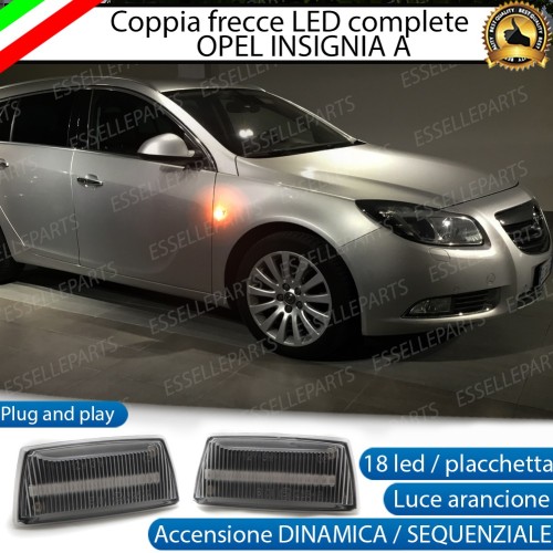 Placchette Dinamiche Laterali a 18 led per frecce specifiche per Opel Insignia