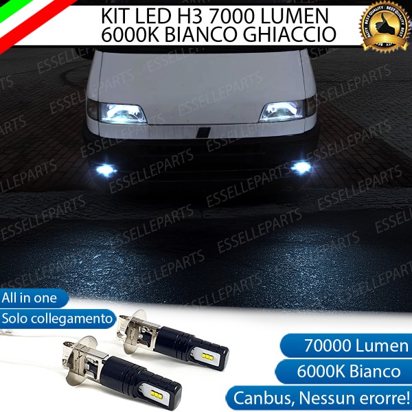 Kit Full LED H3 7000 Lumen Fendinebbia Fiat Ducato 230