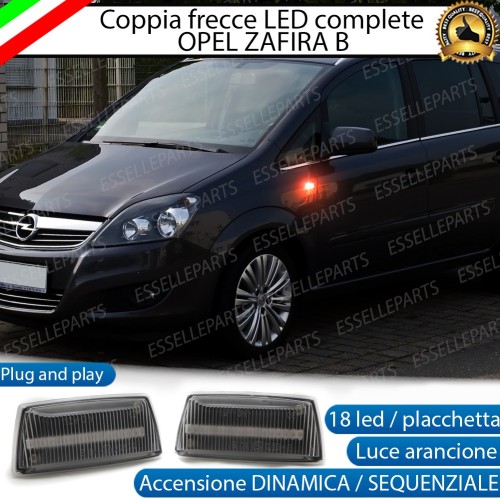 Placchette Dinamiche Laterali a 18 led per frecce specifiche per Opel Zafira B