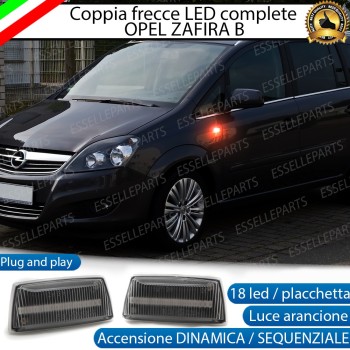 Placchette Dinamiche Laterali a 18 led per frecce specifiche per Opel Zafira B Placchette Dinamiche Laterali a 18 led per frecce specifiche per Opel Zafira B