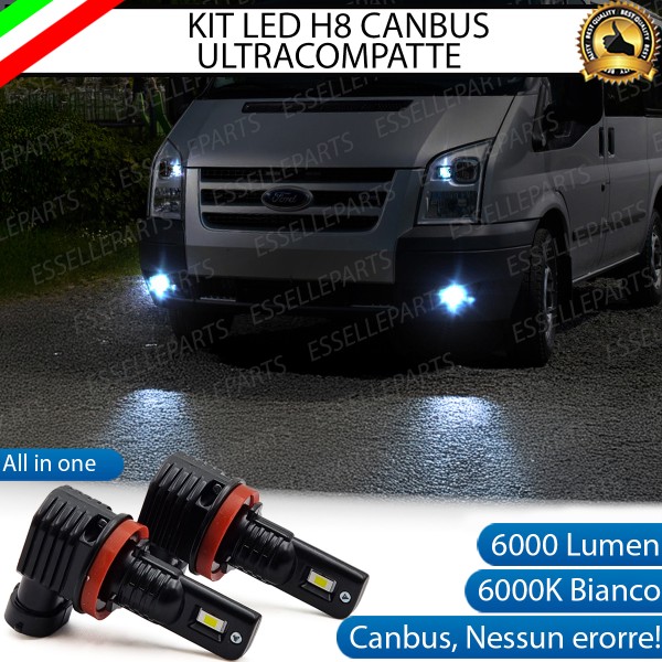 Kit Full LED H11 6000 LUMEN Canbus 6000K Fendinebbia per Ford Transit MK4