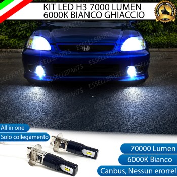 Kit Full LED H3 7000 Lumen Fendinebbia Honda Civic 5g Kit Full LED H3 7000 Lumen Fendinebbia Honda Civic 5g