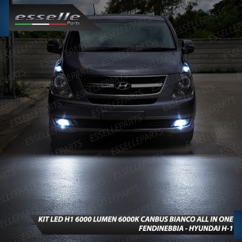 Kit Full LED coppia H1 6000 LUMEN Fendinebbia per Hyundai H1