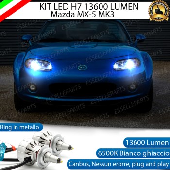 Kit Full LED H7 Monoled al quarzo 13600 Lumen 6000K per Mazda MX-5 MK3