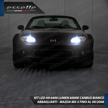 Conversione Fari Full LED Mazda MX-5 MK3 fino al 09/2008 6000K bianco
