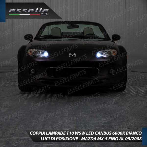 Conversione Fari Full LED Mazda MX-5 MK3 fino al 09/2008 6000K bianco
