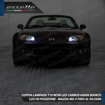 Conversione Fari Full LED Mazda MX-5 MK3 fino al 09/2008 6000K bianco