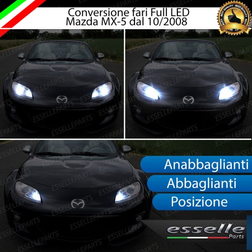 Conversione Fari Full Led Mazda MX-5 MK3 dal 10/2008 6000K bianco