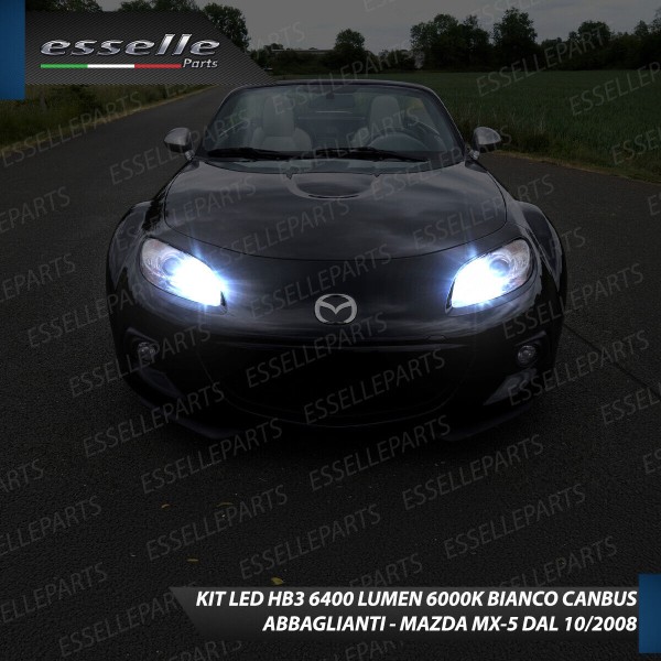 Conversione Fari Full Led Mazda MX-5 MK3 dal 10/2008 6000K bianco