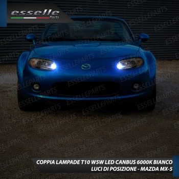 Coppia luci di posizione T10 5 LED Mazda MX-5 MK3