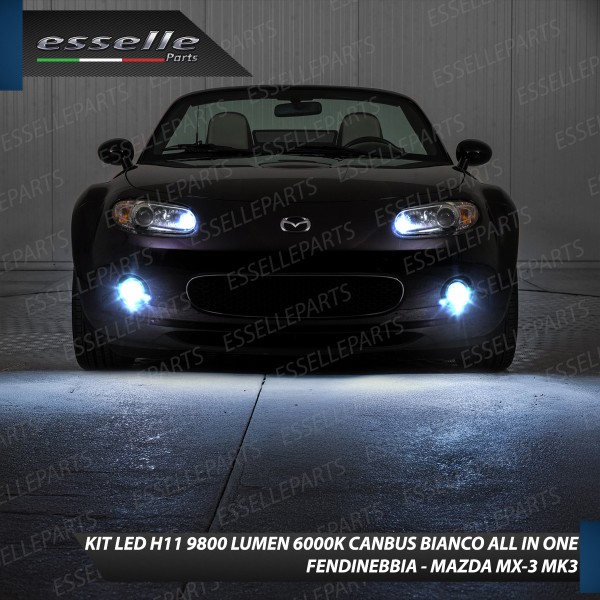 Kit Full LED Fendinebbia H11 9800 LUMEN per MAZDA MX-5 MK3