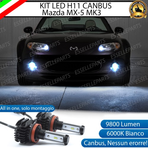 Kit Full LED Fendinebbia H11 9800 LUMEN per MAZDA MX-5 MK3